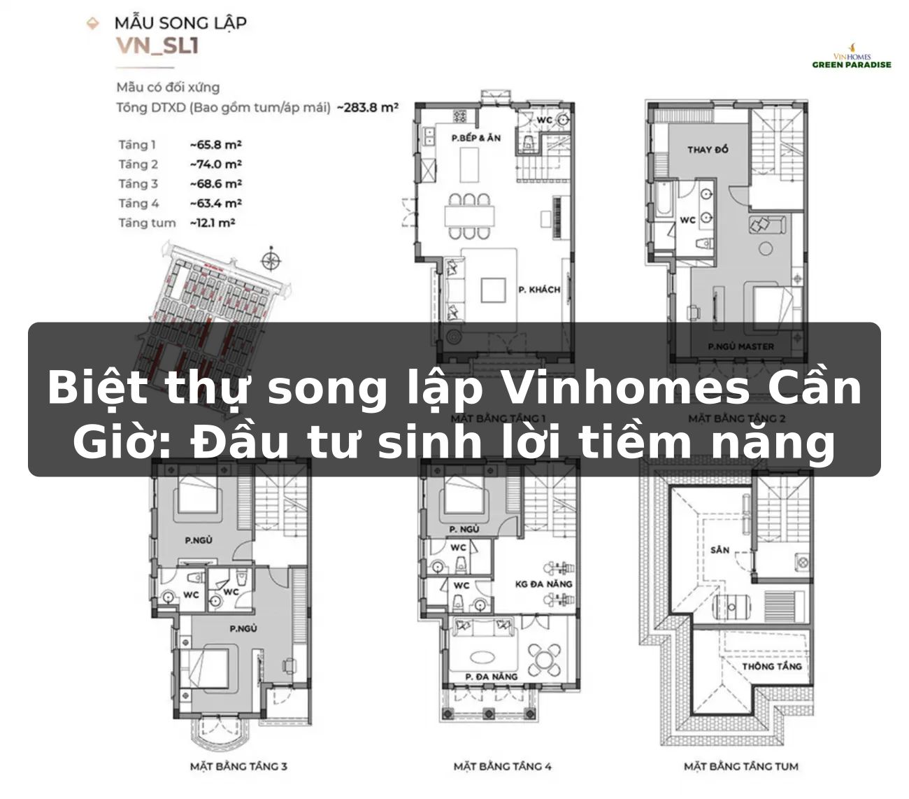 Biệt thự song lập Vinhomes Cần Giờ: Đầu tư sinh lời tiềm năng