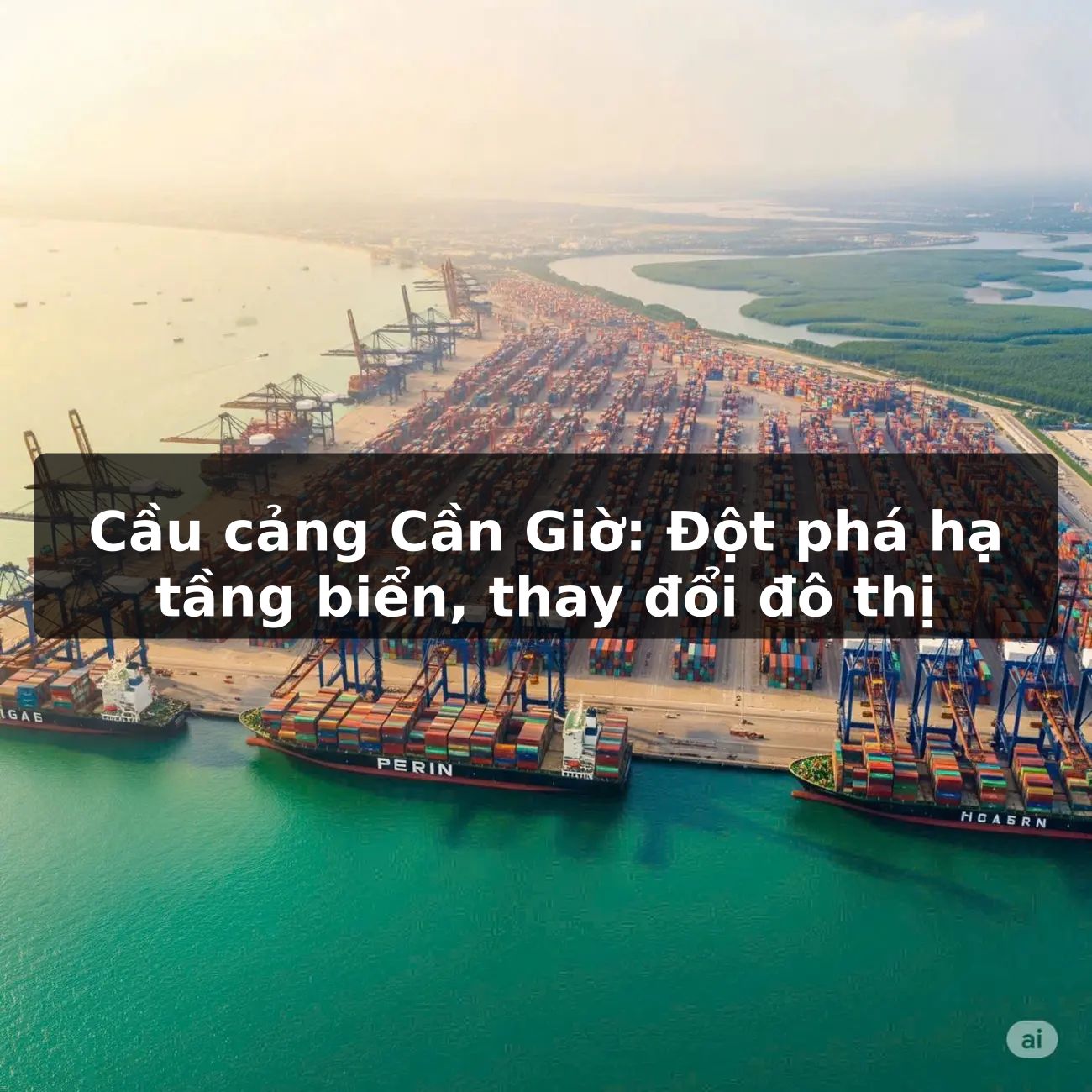 Cầu cảng Cần Giờ: Đột phá hạ tầng biển, thay đổi đô thị