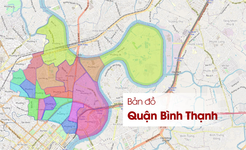 ĐI BỘ ĐẾN BẤT CỨ ĐÂU - Bản đồ Bình Thạnh mới nhất