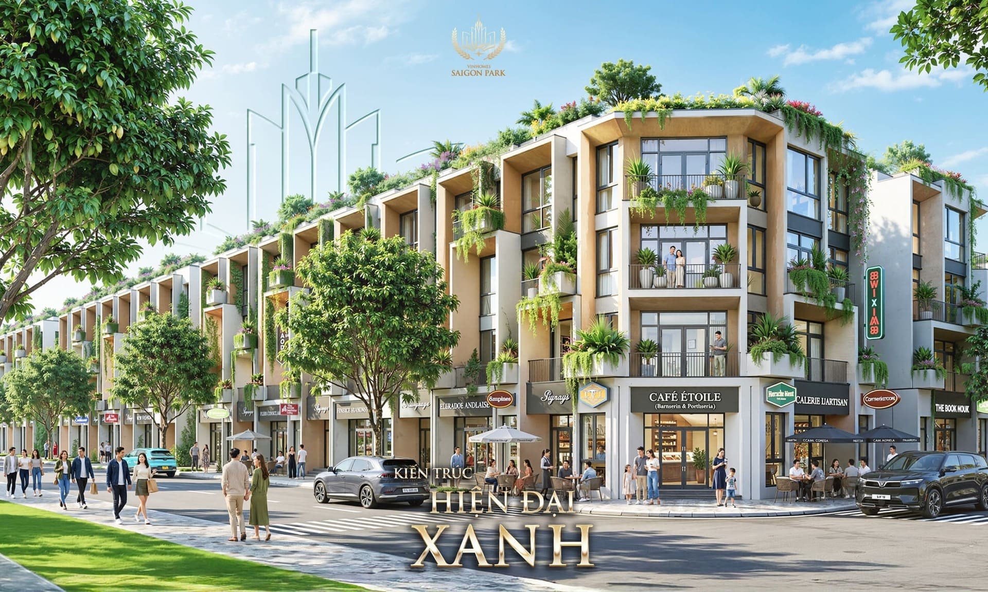 Không gian sống xanh đồng bộ tại Vinhomes Saigon Park