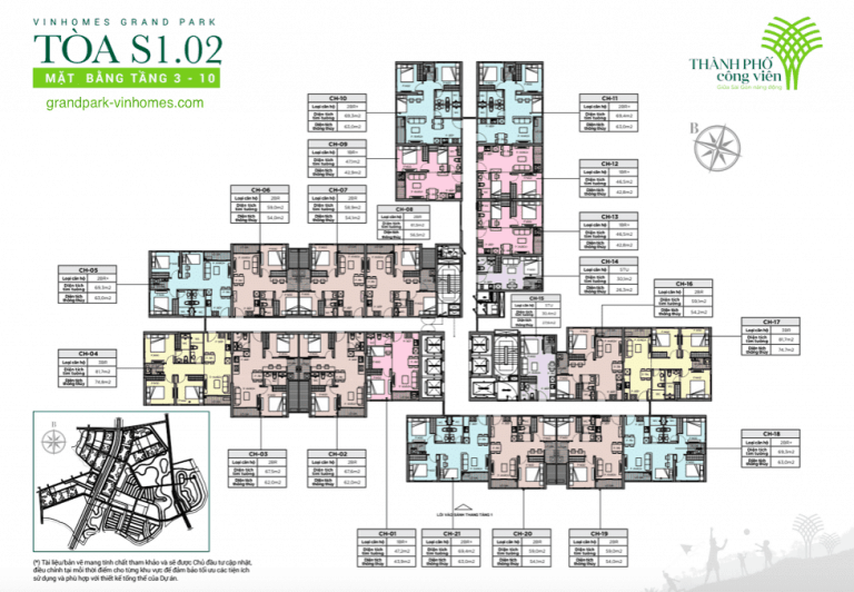 Sống Chất Lượng Với Căn Hộ Rainbow - Vinhomes Grand Park