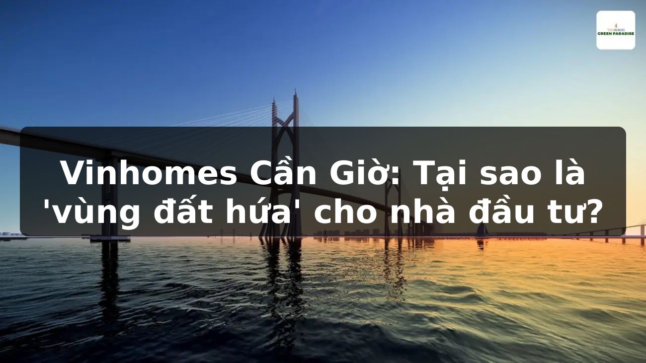 Vinhomes Cần Giờ: Tại sao là 'Vùng Đất Hứa' cho Nhà Đầu Tư?
