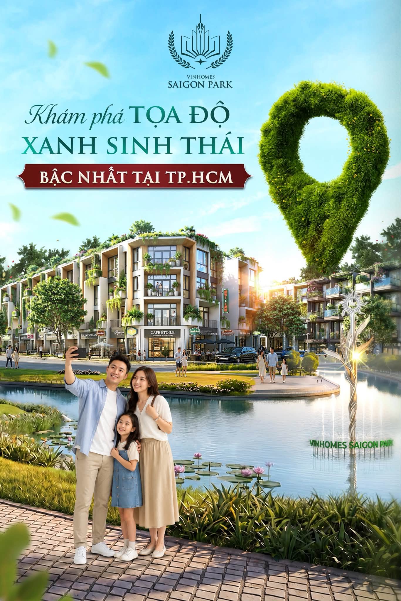 Vinhomes Hóc Môn: Không gian sống xanh, tiện ích đầy đủ phía Tây Bắc TP.HCM