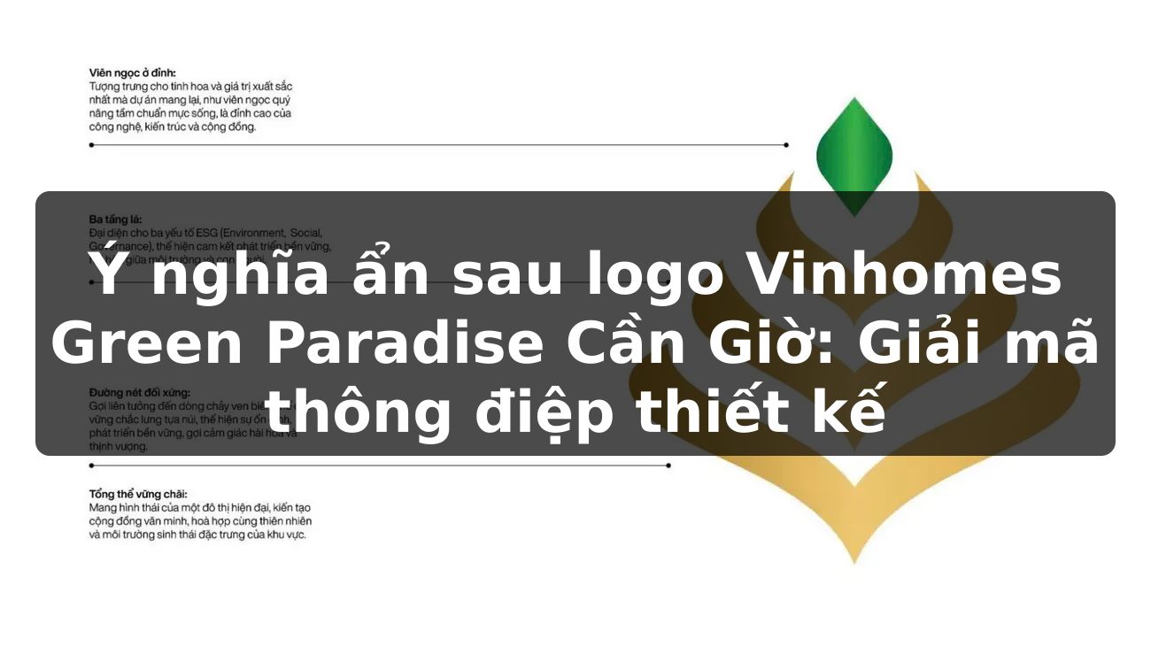 Ý nghĩa ẩn sau logo Vinhomes Green Paradise Cần Giờ: Giải mã thông điệp thiết kế